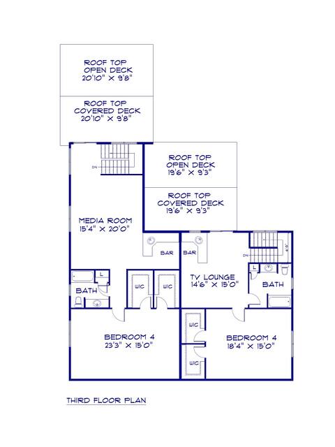 Third floor plan